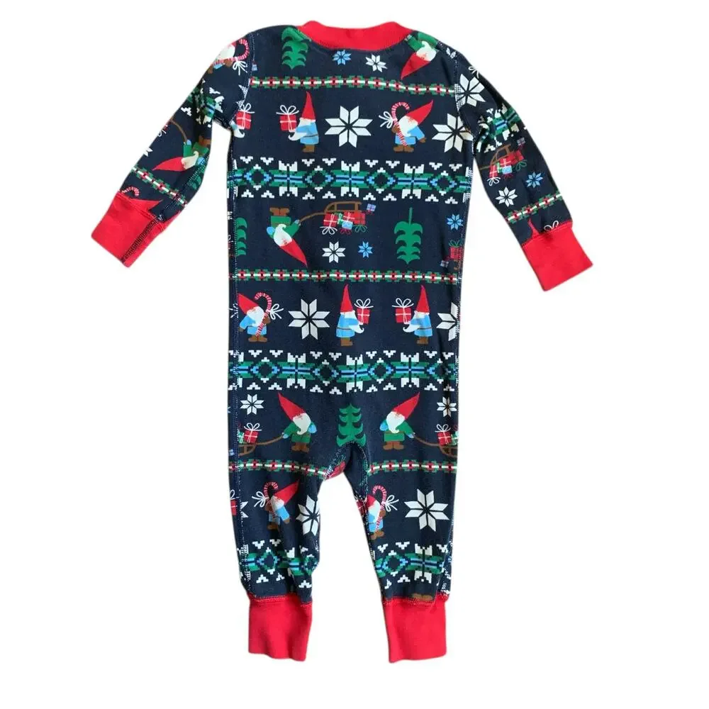 Hanna Andersson Gnome Baby Zip Sleeper